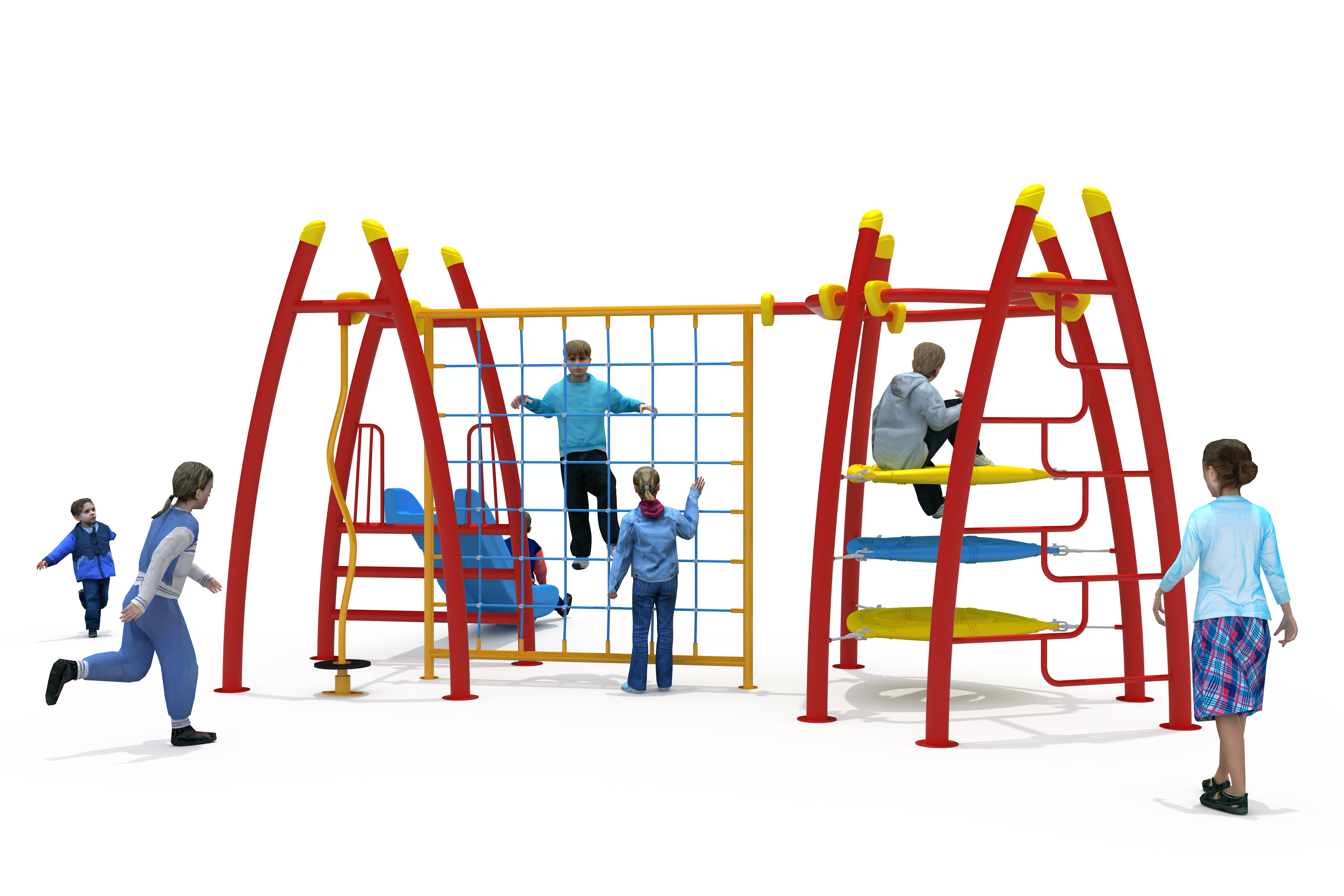 Halatlı Tırmanma B-PTR-200 PTR-203 | Parkur ve Halatlı Tırmanma Oyun Grupları | Erse Kent Mobilyaları